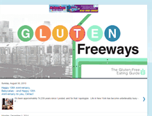 Tablet Screenshot of glutenfreeways.com
